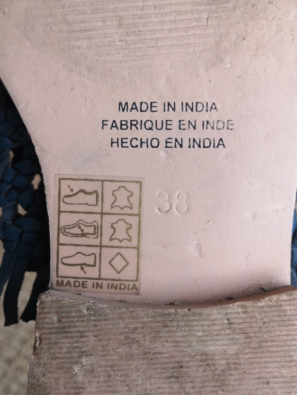 Free People blue woven leather flats - Picture 12 of 15